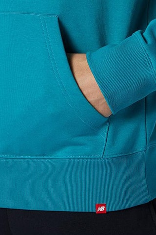 Sweat à capuche Embroidered - Bleu canard