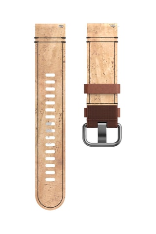 Bracelet en cuir - Marron - 22 mm