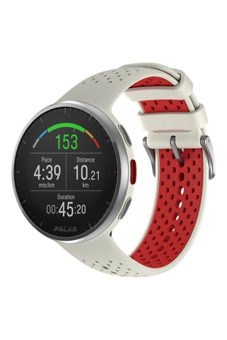 Montre connectée Pacer Pro - Blanc et rouge