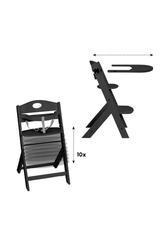 Chaise haute en bois de hêtre  - A partir de 36 mois - Family Pro - Jusqu'à 75 kg