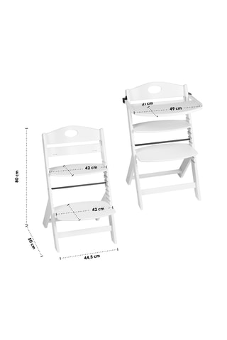 Chaise haute en bois de hêtre - A partir de 36 mois - Family Pro - Jusqu'à 75 kg