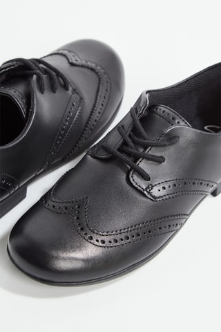 Derbys en cuir Scala - Noir