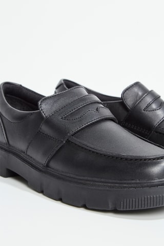 Mocassins en cuir Lorcam Craft - Noir
