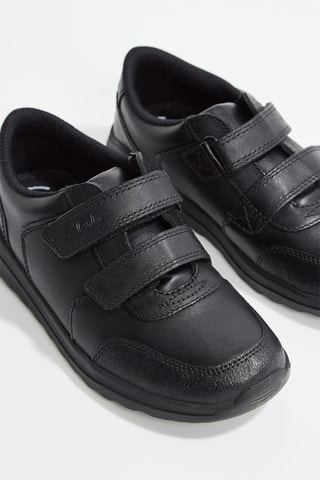 Baskets en cuir Daze Step 2 - Noir