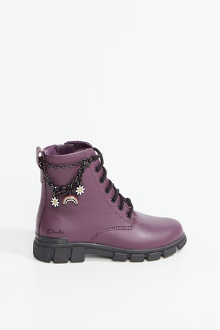 Bottines en cuir Evyn Charm - Violet