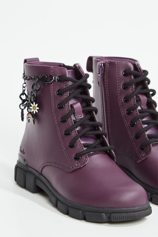 Bottines en cuir Evyn Charm - Violet