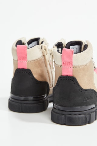 Bottines en cuir Evyn Hike - Ecru