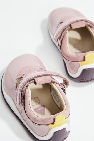 Salomés plateformes en cuir Noodle Bright - Rose