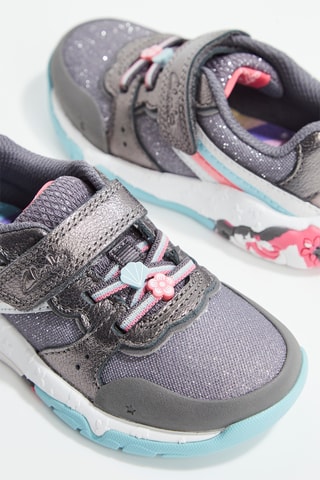 Baskets en cuir Tidal Star - Gris foncé