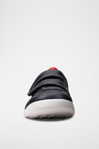 Baskets en cuir Emery Sky - Bleu marine