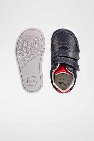 Baskets en cuir Emery Sky - Bleu marine