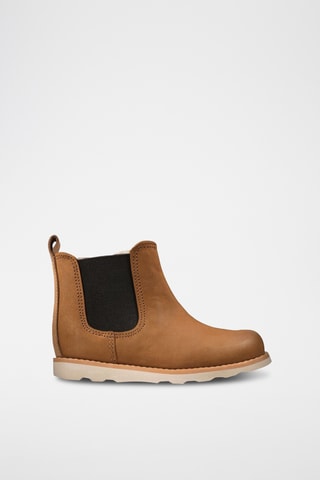 Boots en cuir Crown Halo - Camel