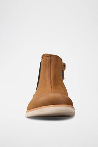 Boots en cuir Crown Halo - Camel