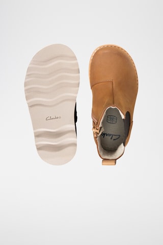 Boots en cuir Crown Halo - Camel