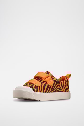 Tennis City Bright - Orange et noir