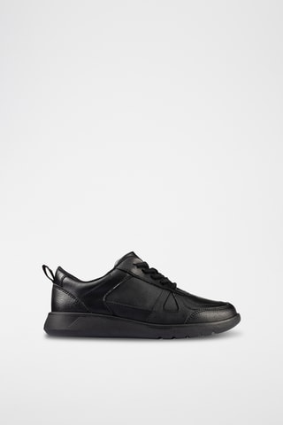 Baskets en cuir Scape Track - Noir