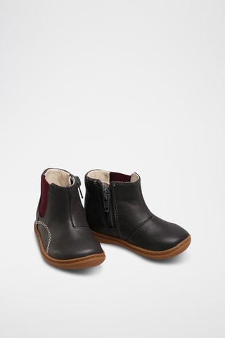 Boots en cuir Flash Sea - Gris foncé