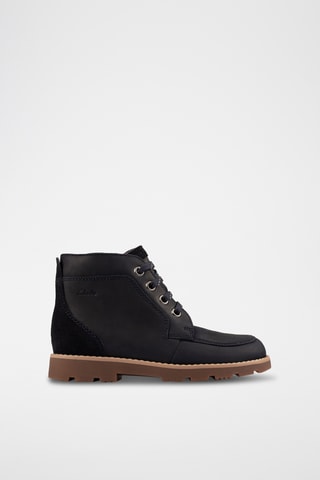 Boots en cuir Heath - Bleu marine