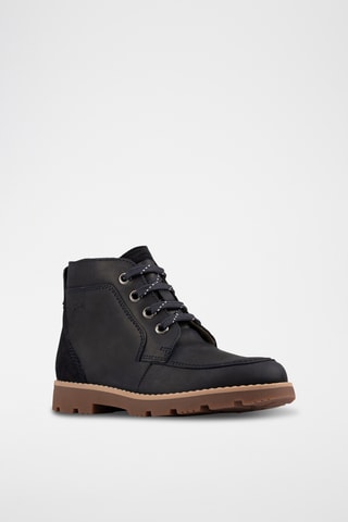 Boots en cuir Heath - Bleu marine