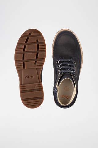 Boots en cuir Heath - Bleu marine