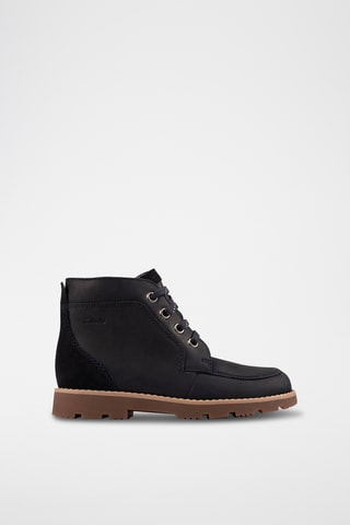 Boots en cuir Heath - Bleu marine