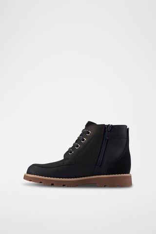 Boots en cuir Heath - Bleu marine