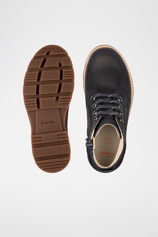 Boots en cuir Heath - Bleu marine