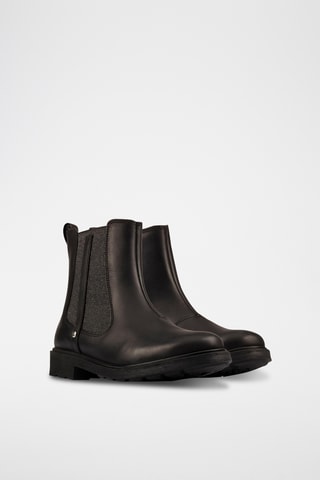 Boots en cuir Astrol Orin - Noir
