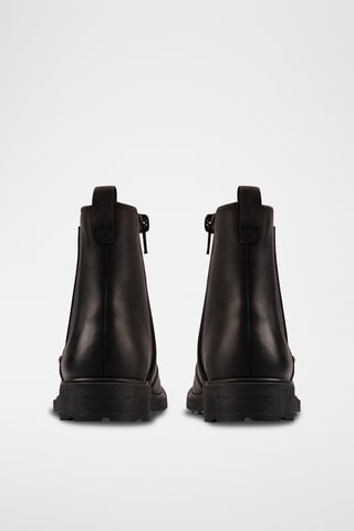 Boots en cuir Astrol Orin - Noir