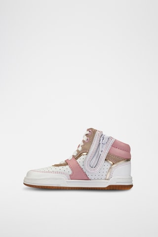 Baskets montantes en cuir Fawn Peak - Blanc