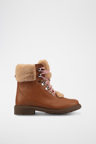 Bottines en cuir Astrol Hiker - Camel