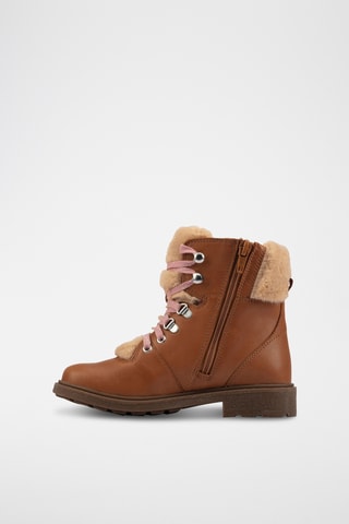 Bottines en cuir Astrol Hiker - Camel