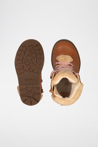 Bottines en cuir Astrol Hiker - Camel