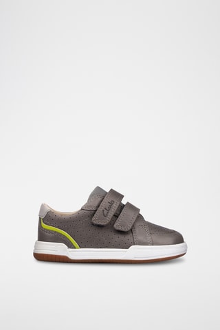Baskets en cuir Fawn Solo - Gris