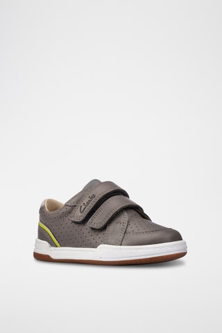 Baskets en cuir Fawn Solo - Gris