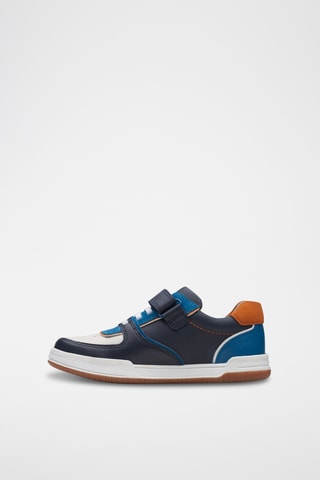 Baskets en cuir Fawn Craft - Bleu marine