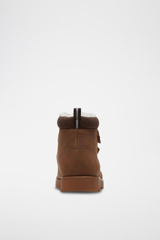 Bottines fourrées en cuir Heath Snug - Camel