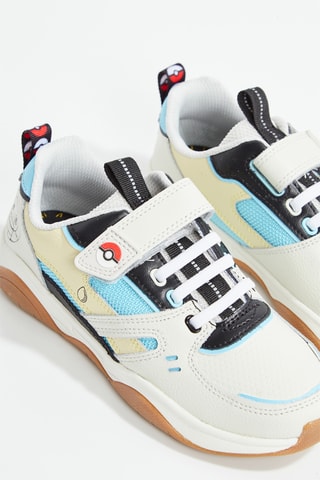 Baskets en cuir Grip Pearl x Carapuce Pokémon - Gris