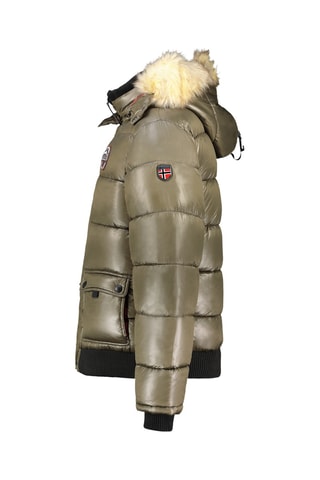 Bomber à capuche - Kaki