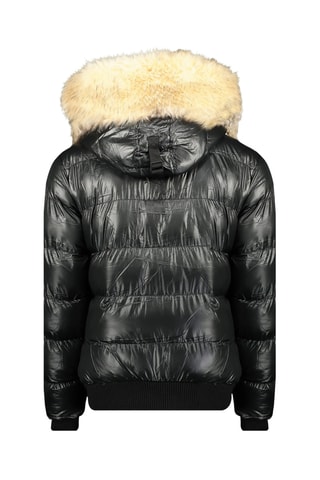 Bomber à capuche - Noir