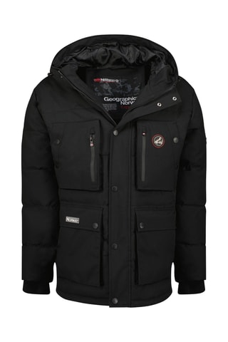 Doudoune à capuche - Noir