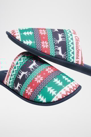 Pantoufles - Bleu marine