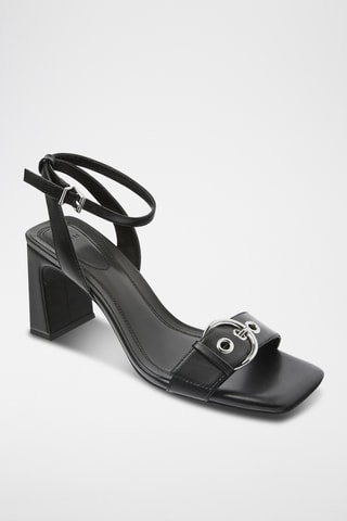 Sandales à talons - Noir