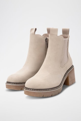 Enkellaarzen - Beige