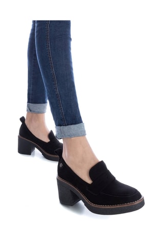 Mocassins à talons - Noir