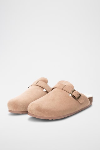 Sabots fourrés - Beige