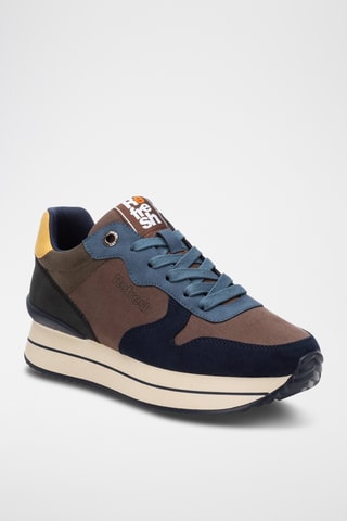 Platform Sneakers - Marineblauw
