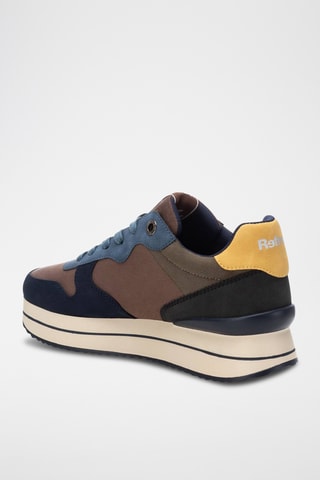Platform Sneakers - Marineblauw