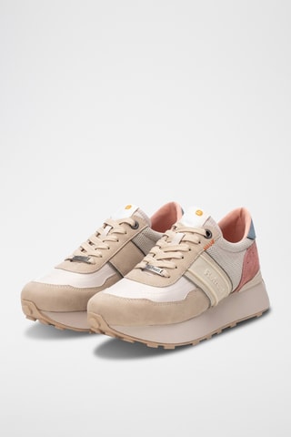 Platform Sneakers - Beige