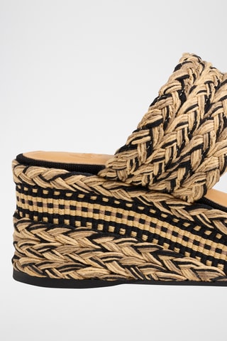 Mules compensées Querima - Beige